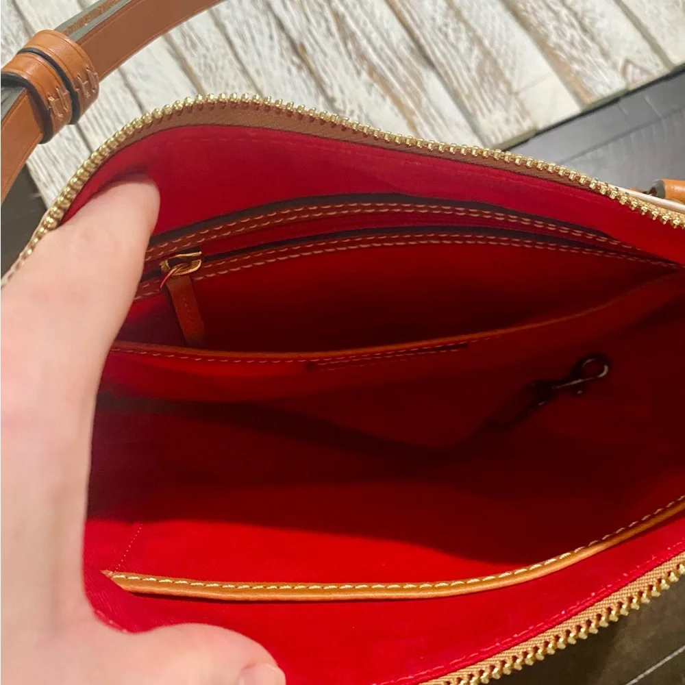 Dooney & Bourke Leather Shoulder Bag - Picture 4 of 4